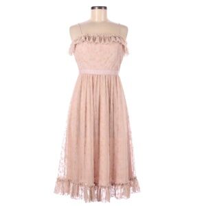 Blush Pink Romantic J. Crew Midi Dress